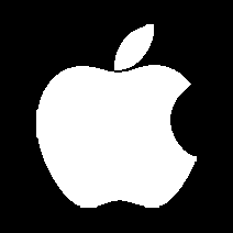 Apple logo representing digital platforms for purchasing