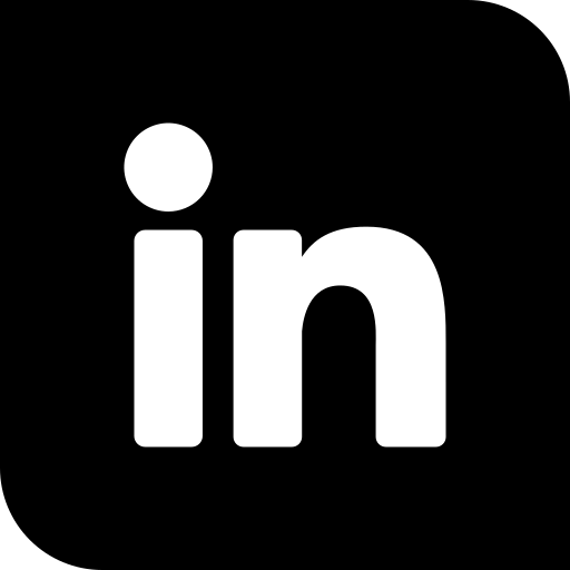 LinkedIn icon representing social media engagement for author E.B. Harding and Palmira Press